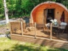 Rustic Lakeside Glamping Pod Escape in Rural Setting