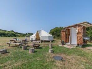 Luxury Glamping Bell Tent in a Coastal Village