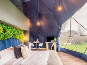 Luxurious Glamping Geodome Ideal for Families
