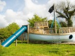 Children will love this quirky boat in the play area