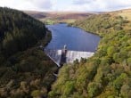 The Elan Valley is famous for its spectacular dams in the Cambrian Mountains The Elan Valley is famous for its spectacular dams in the Cambrian Mountains