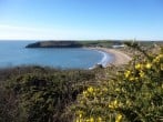 Views across Freshwater East Bay Views across Freshwater East Bay