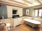Wet room and roll-top bath Wet room and roll-top bath