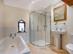 Family bathroom with separate shower Family bathroom with separate shower