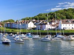 Explore Aberaeron with its harbour, independent shops, and eateries