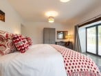 Super-king-size bedroom with zip-and-link beds