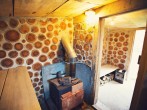 Cosy, quirky wood-fired sauna in the garden