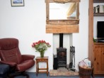 Cosy wood burner for chilly nights
