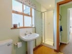 Family bathroom with shower and bath Family bathroom with shower and bath