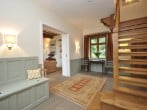 A spacious entrance hall with solid oak staircase A spacious entrance hall with solid oak staircase