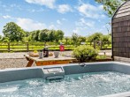 Stunning surrounding to enjoy the hot tub (available at additional charge)