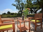 Enjoy a refreshment on the decking area