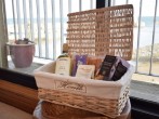 Gorgeous welcome basket from the owner