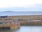 Harbour views with the Farne Islands beyond
