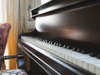Piano in the drawing room