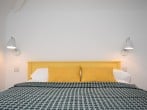 The comfy king-size bed ensures a peaceful night's rest The comfy king-size bed ensures a peaceful night's rest
