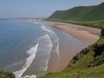 Visit the iconic Rhossili with breath-taking views
