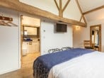 This super-king-size is spacious and has an en-suite bathroom This super-king-size is spacious and has an en-suite bathroom