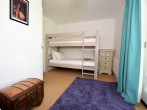 The ground floor bunk bedroom is suitable for children and adults alike