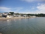 Seaside Saundersfoot with golden sandy beach Seaside Saundersfoot with golden sandy beach