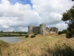 Carew castle with mill pond providing a lovely circular walk Carew castle with mill pond providing a lovely circular walk