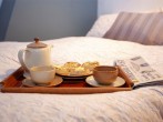Breakfast in bed this morning?