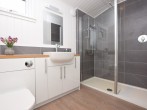 The wonderful, stylish and spacious shower room