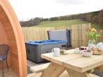 Enjoy al fresco dining and the private hot tub
