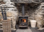 Enjoy the roaring woodburner in the kitchen/dining area