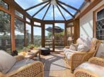 The views from the conservatory are breathtaking The views from the conservatory are breathtaking