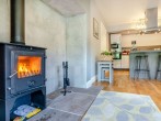 Relax and enjoy cosy nights in front of the wood burner