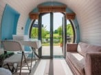 This wonderful pod provides comfortable seating for relaxing This wonderful pod provides comfortable seating for relaxing