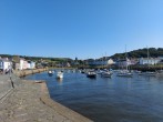 Explore Aberaeron with its harbour and independent shops