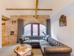 Enjoy cosy nights in on the large corner sofa Enjoy cosy nights in on the large corner sofa