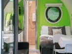 The shower roomwith wash basin and toilet within the pod The shower roomwith wash basin and toilet within the pod