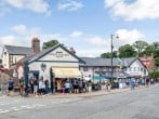 The vibrant local town with many amenities