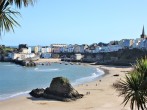 Visit Tenby North Beach for a paddle in the sea