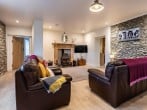 Sit back and relax in front of the wood burner Sit back and relax in front of the wood burner