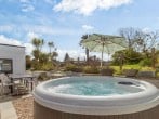 Hot tub and terrace area Hot tub and terrace area