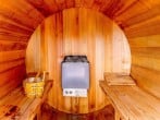 Beautiful wooden sauna Beautiful wooden sauna