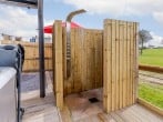 Luxurious outside shower Luxurious outside shower