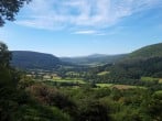 The view of Sugar Loaf from Llanthony Priory