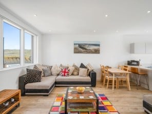 Modern Coastal House with Private Garden & Sea Views