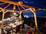 Terrace at night