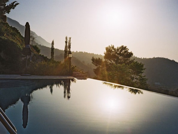 Pool at Sunset