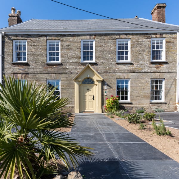 Manor house near Padstow in Cornwall