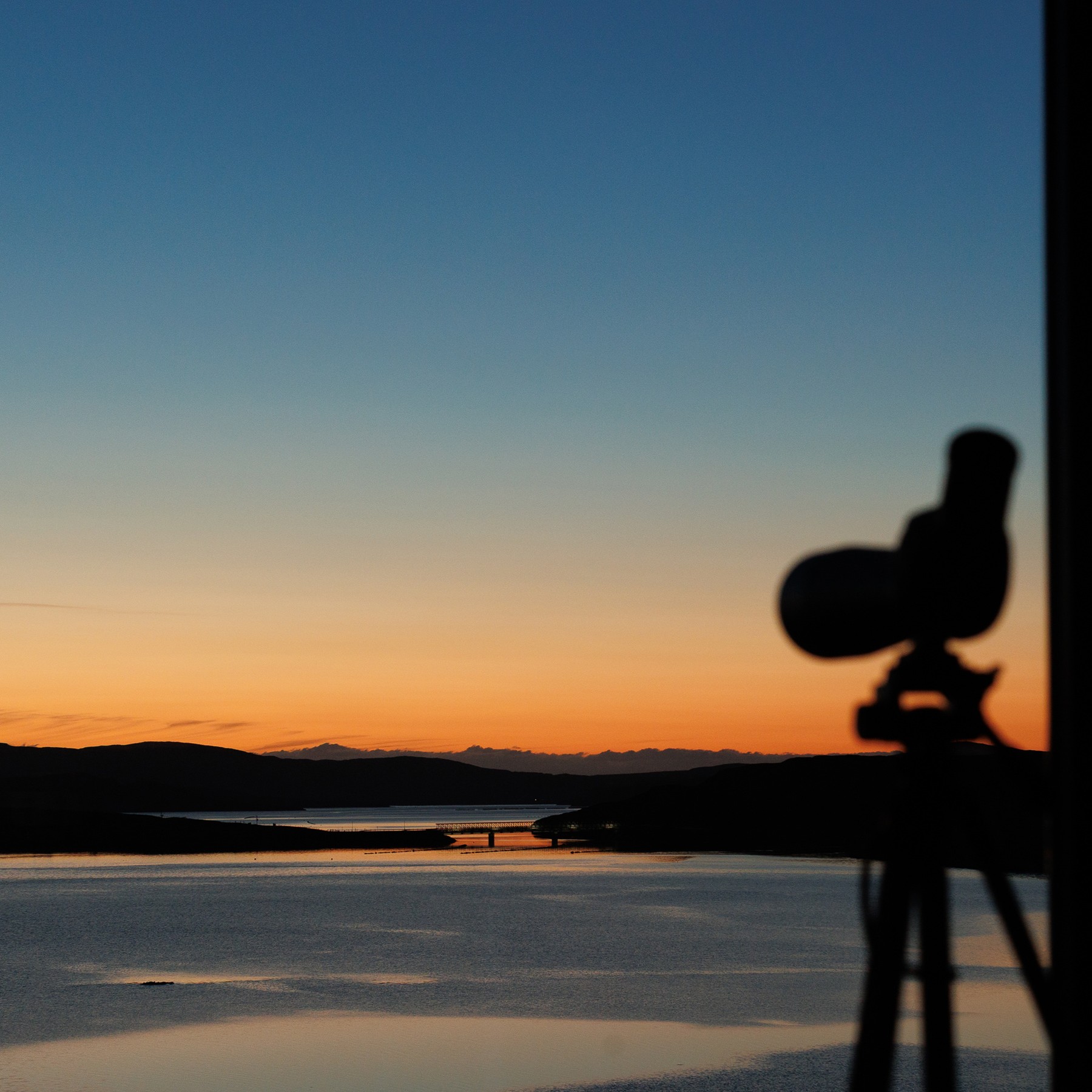 Sunset views from 20A Kirkibost