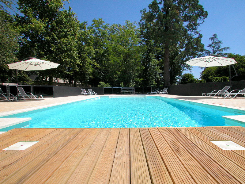 Swimming pool at the chateau
