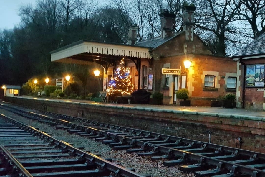 Train station in Herefordshire