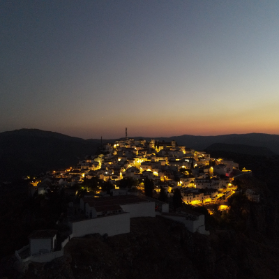 Comares at night